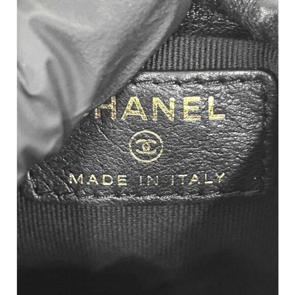 CHANEL Black Mini Bucket Chain Bag A-A30446 - Picture 8 of 12